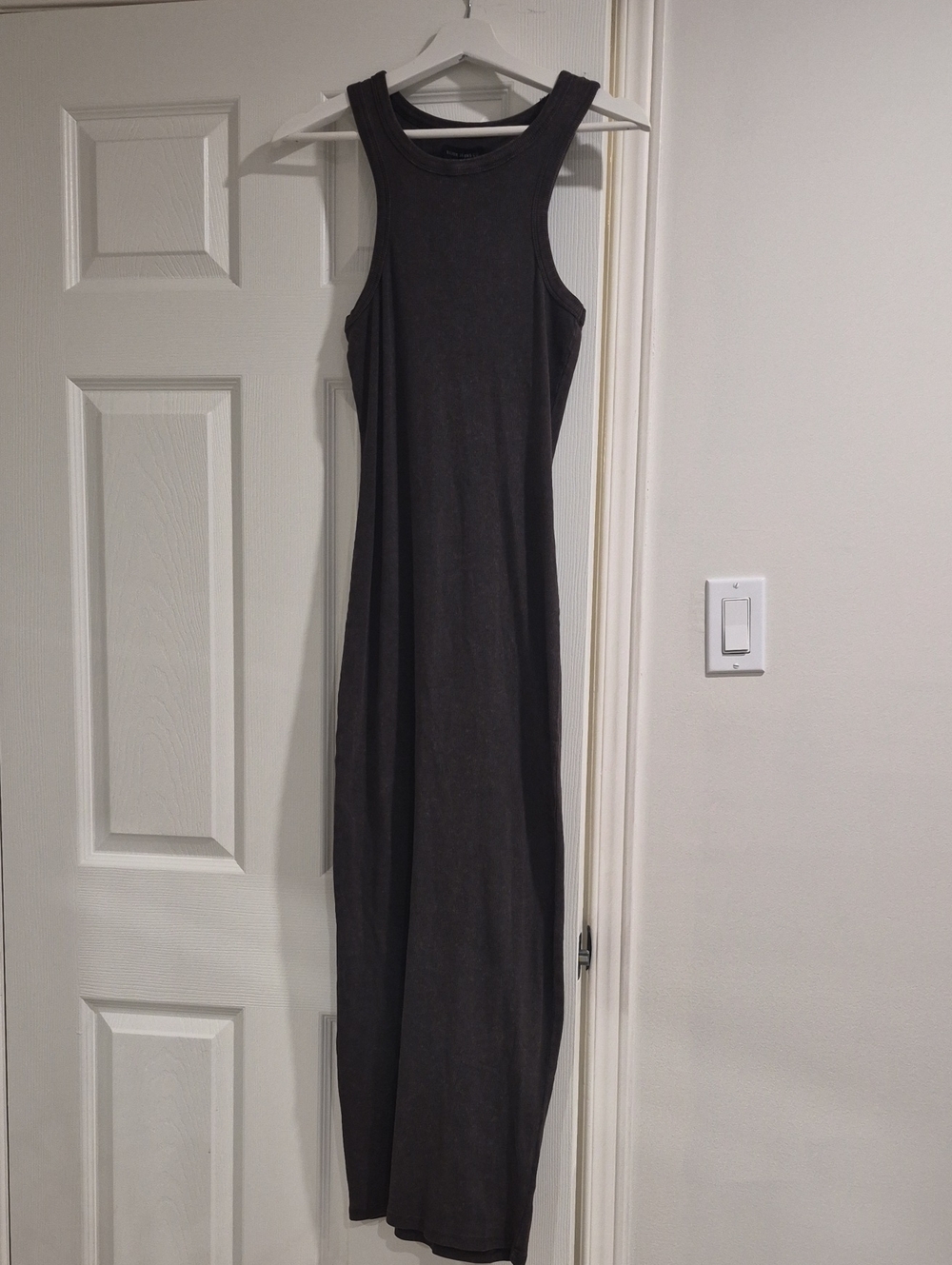 Women’s Sleeveless Maxi Tank Dress - Espresso